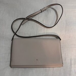 Kate Spade Light Gray Crossbody Bag